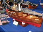 Seen on the Kirklees MBC display was a scratch built steam launch Sarah Jane.